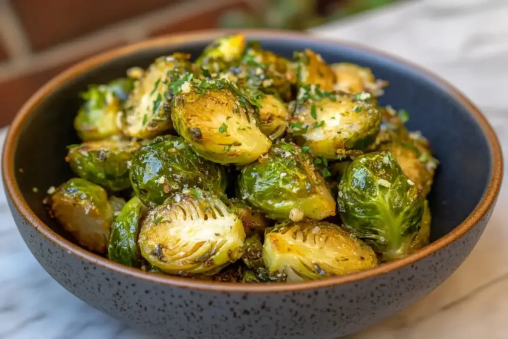 Garlic Butter Brussels Sprouts